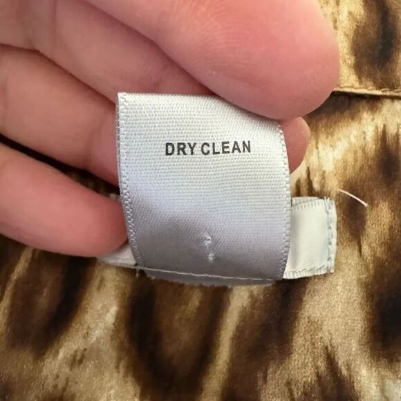 Cache Silk Leopard Animal Print Romper SZ S #2106 - Picture 12 of 16